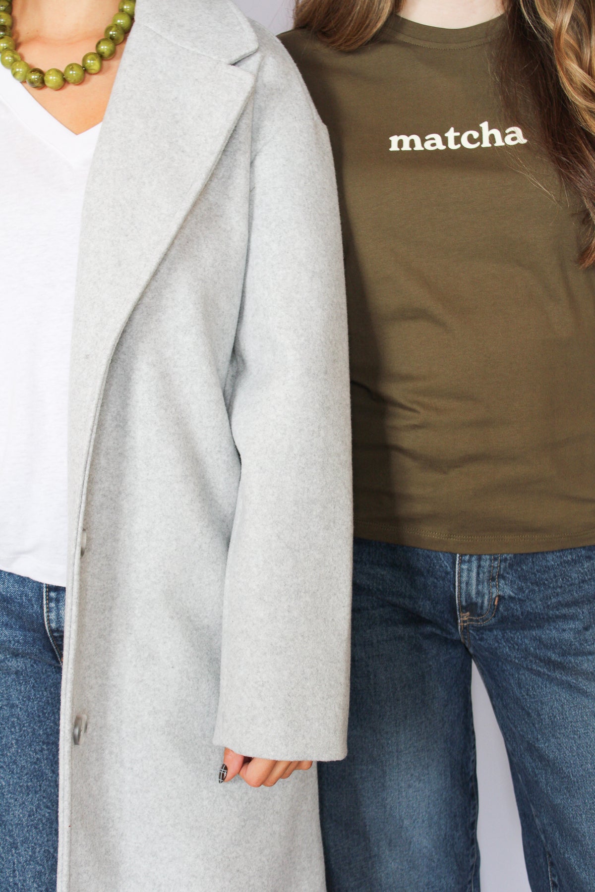 Linen Jersey V Neck