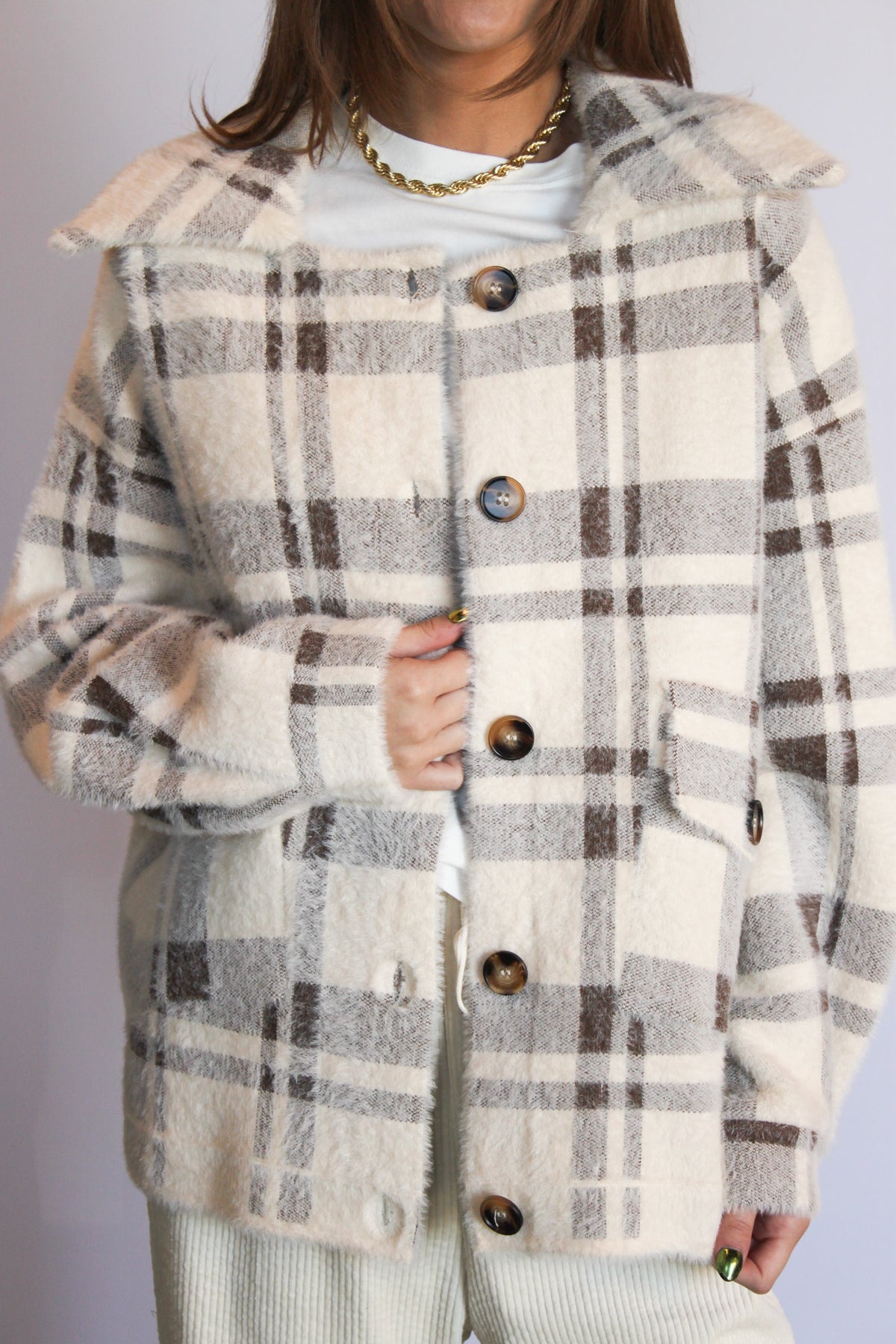 Lola Plaid Coat