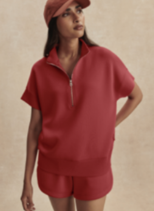 Varley Ritchie Short Sleeve Sweat